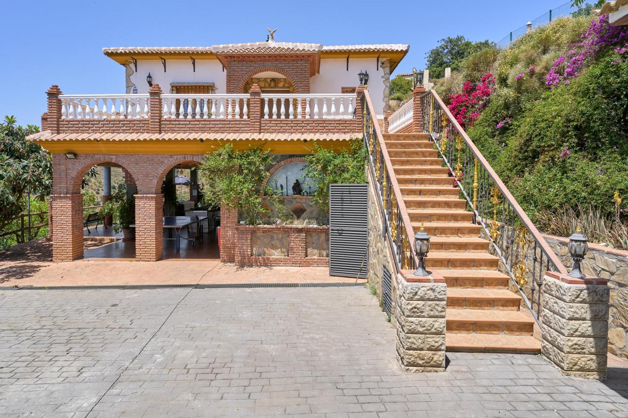 فيلا Cortijo La Encina Sayalonga المظهر الخارجي الصورة